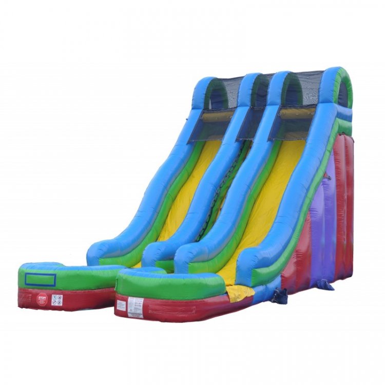 24 Foot Double Retro Slide